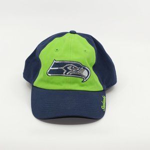 Seattle Seahawks Navy and Green Sequin Women's Hat